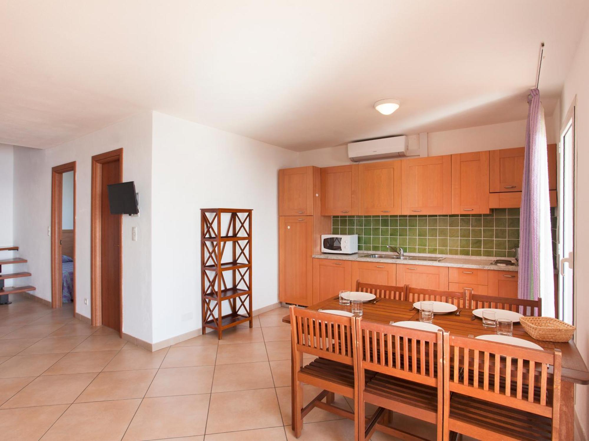 Vacanceole - Residence Sognu Di Rena San Nicolao Ruang foto